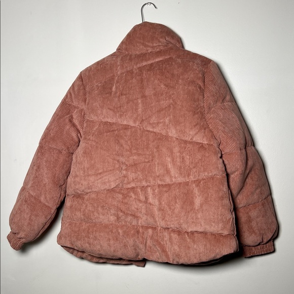 Zara Dusty Rose Corduroy Puffer Jacket - Picture 6 of 6